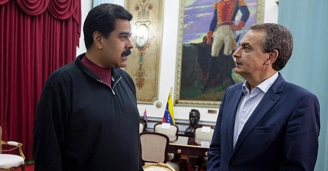 Zapatero le pregunta a Maduro si le da el fin de semana libre