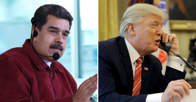 Maduro se hace pasar por operador de Call Center para dialogar con Trump