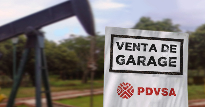 Maduro pone a PDVSA en venta de garage