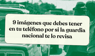 9 imágenes que debes tener en tu teléfono por si la guardia nacional te lo revisa