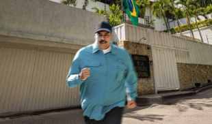 Maduro toca el timbre de la embajada de Argentina y sale corriendo por quinta vez esta tarde