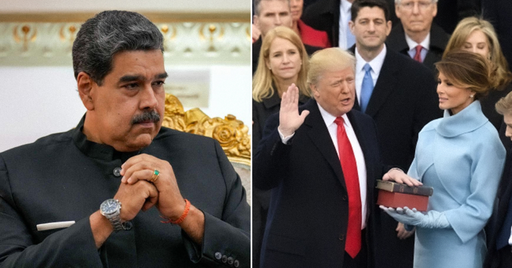 Maduro picado porque a la juramentación de Trump sí fueron más de 12 personas