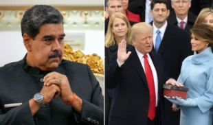 Maduro picado porque a la juramentación de Trump sí fueron más de 12 personas