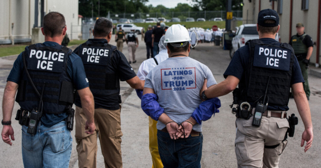 Reunión de Latinos por Trump es interrumpida por redada de ICE