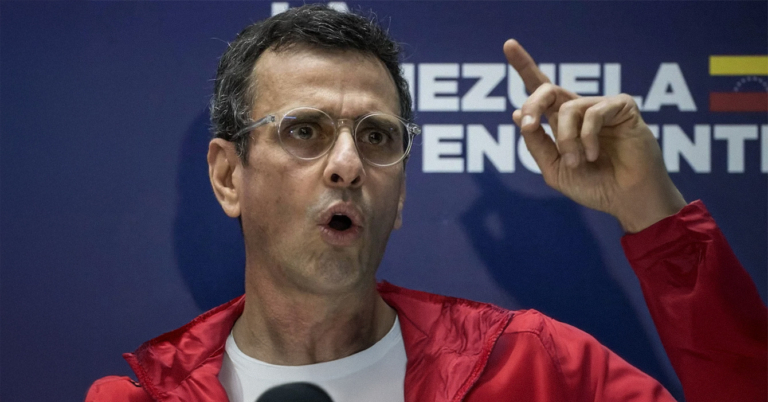 Capriles asegura que perdió las presidenciales de 2013 por culpa de las sanciones criminales